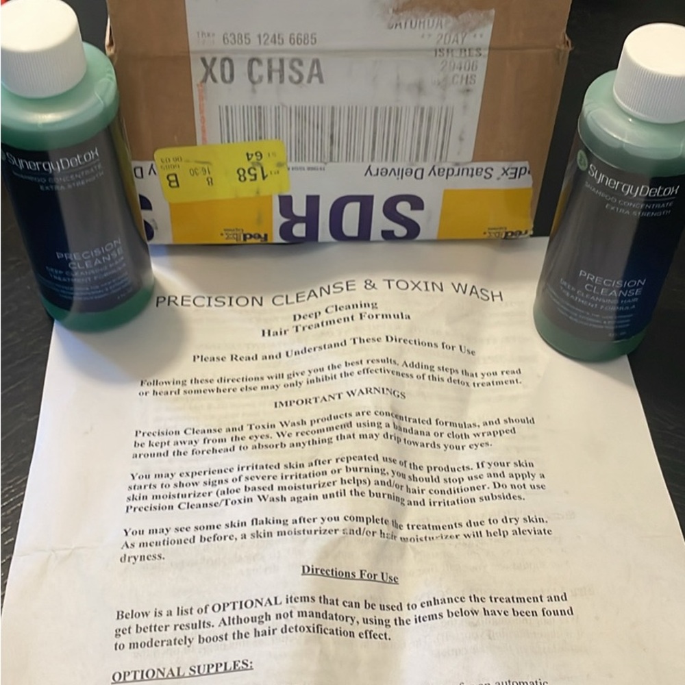 Hair detox shampoo to remove residue to pass hair test